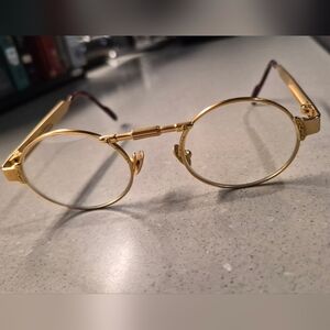 Gold Round Frame Glasses